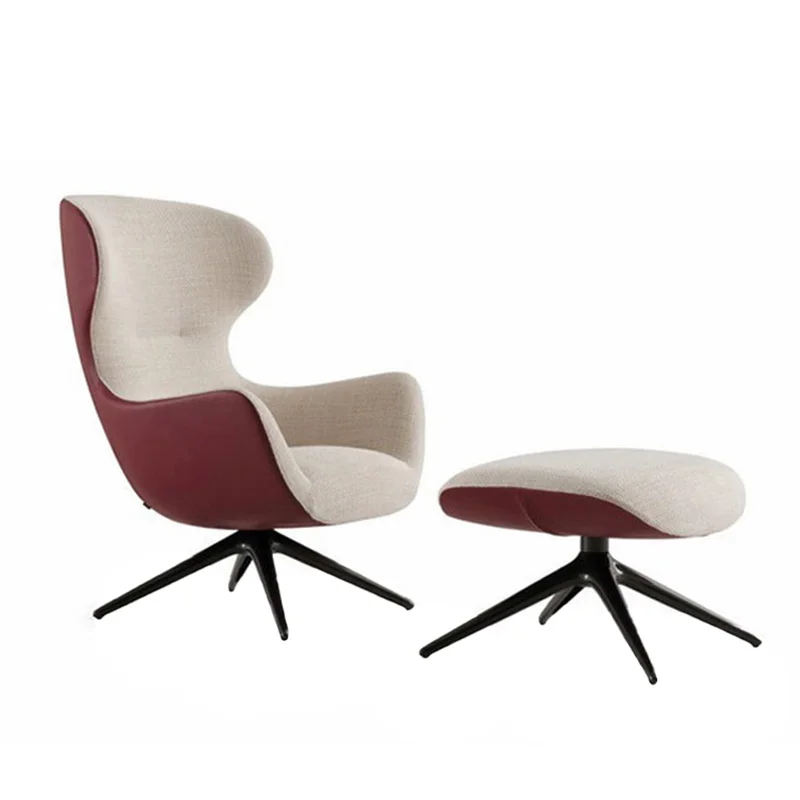 Customized Italian style luxury egg chair single person sofa chair lazy living room rotatable leisure chair modern minimalist