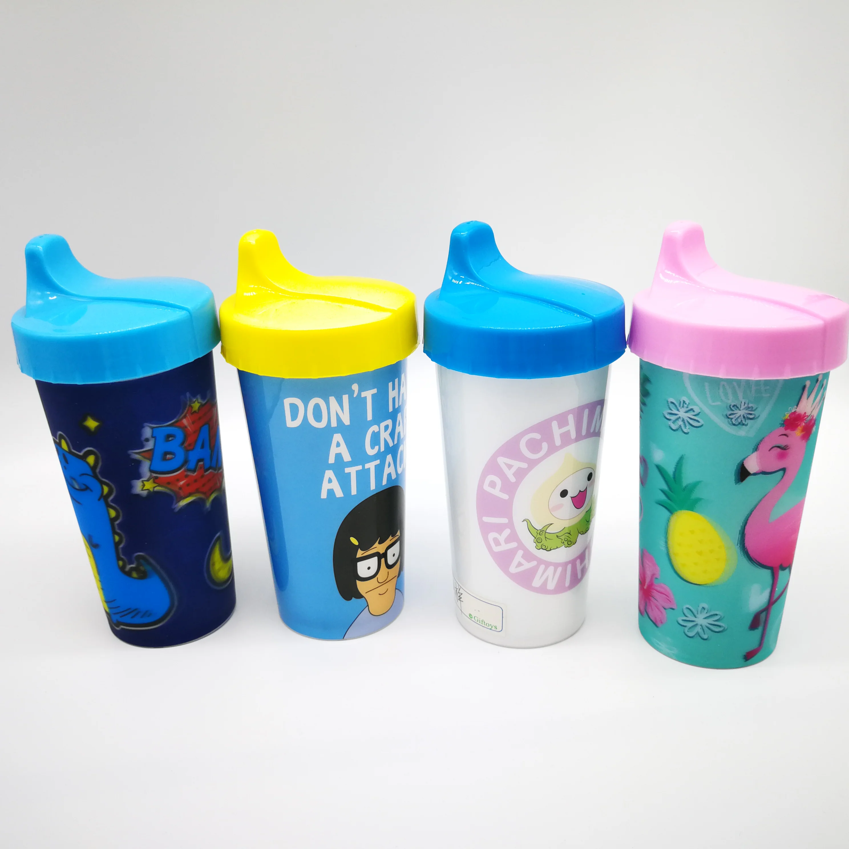 Holiday Gift Promotion Custom Plastic Lenticular Cup Custom Logo Custom Kids Plastic Cups With Lid