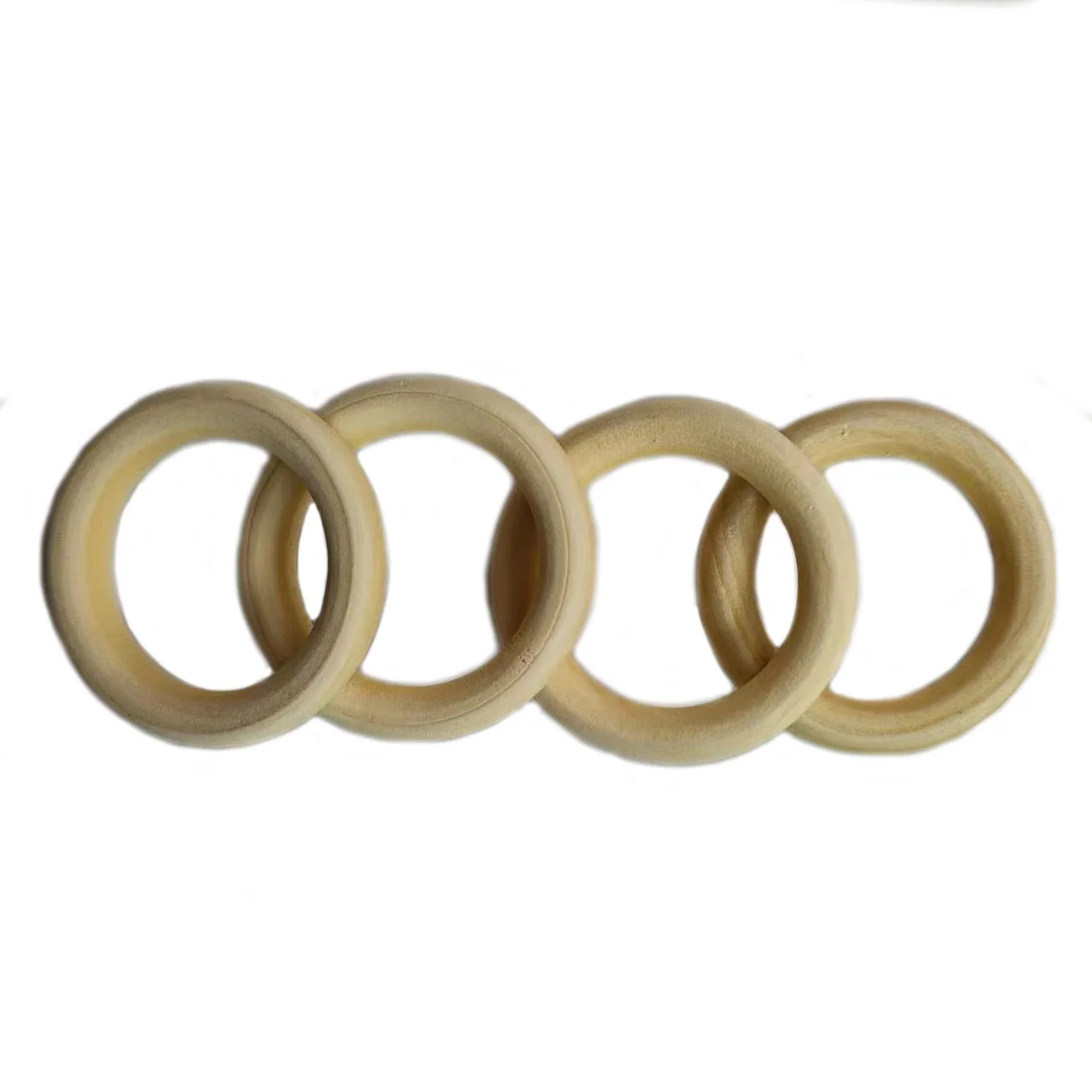 Wholesale customization High Quality 15mm/30mm/40mm/50mm/60mm Wooden Rings for Craft Ring Pendant and Connectors Jewelry Making