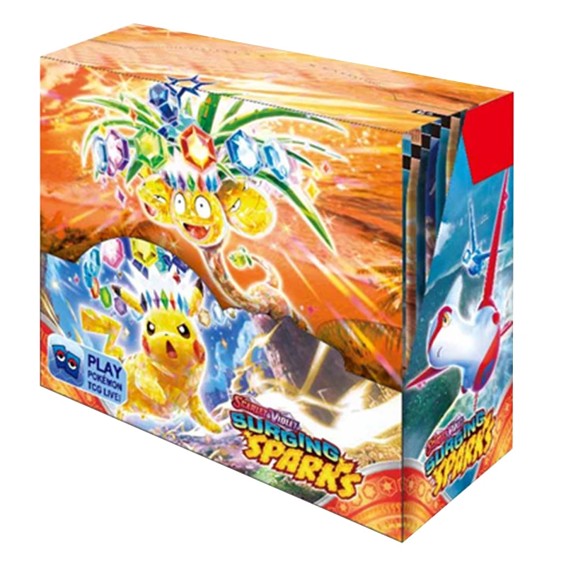GL радужные искры Pokemoned Eif Baby ID Tcg коллекционная карточная игра бустер коробка Рождественские подарки игрушка оптом