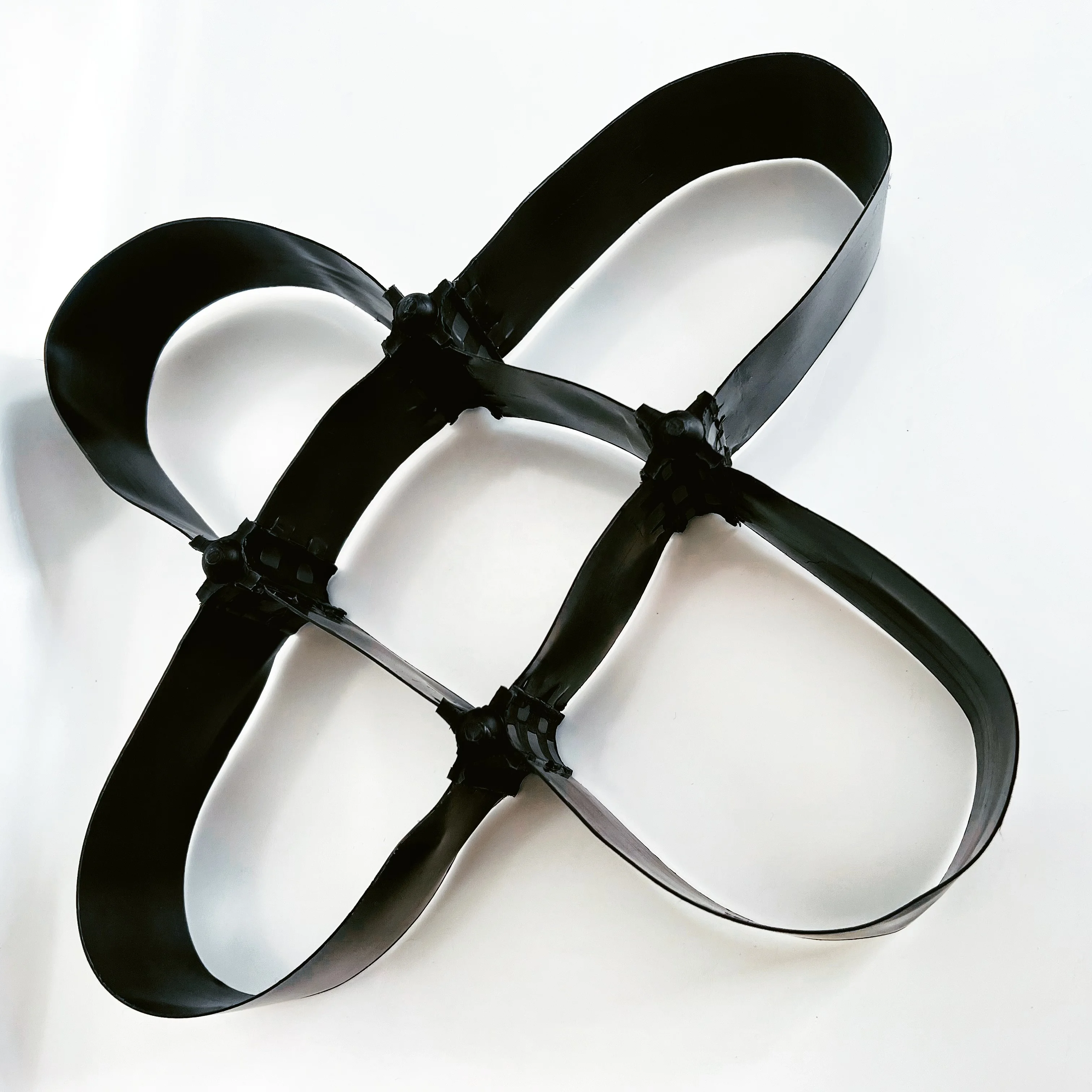 Superior to geogrid plastic geocell PP/PE/HDPE materials Subgrade construction on sale