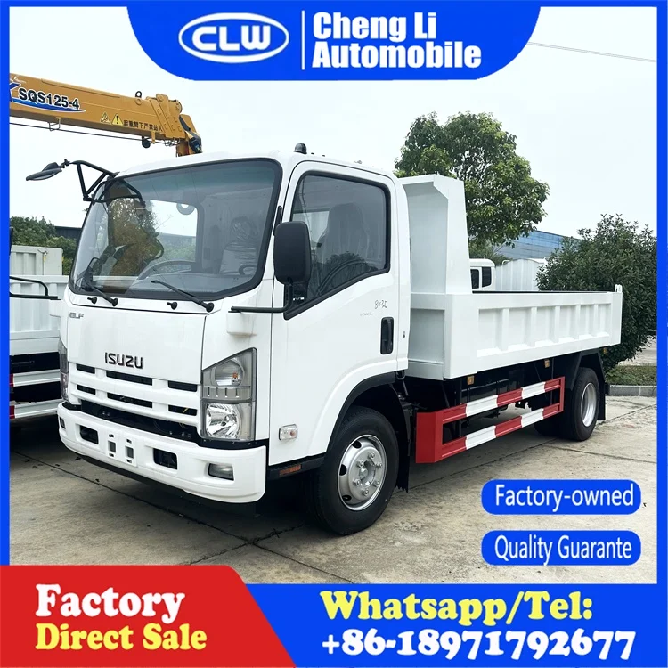 Japan 1suzu Tipper Truck Price 4x2 6 Wheels Dump Trucks for Sale