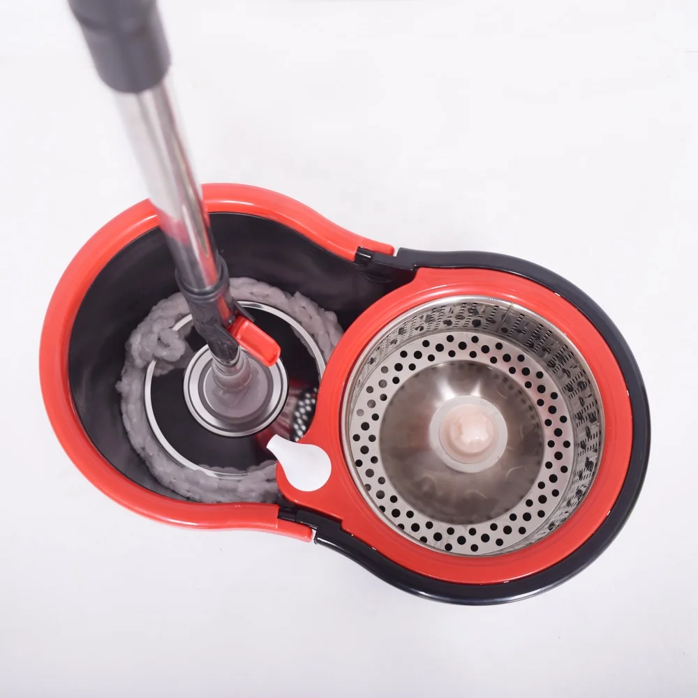 
360 Spin Flat Mop Home Spinning Floor Mop with Vertical Washing Bucket 