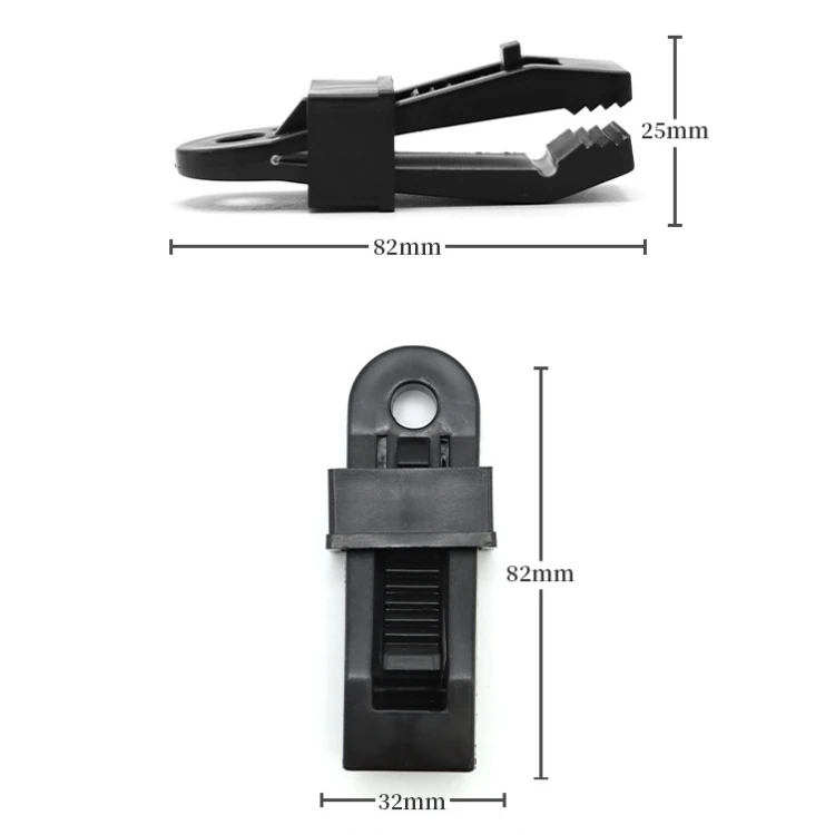 Boat Trailer Cover Tarp Tarpaulin Clips Groundsheet Tent Clip for Camping Awning Canopy Clamp Canoe Kayak Bike Accessory