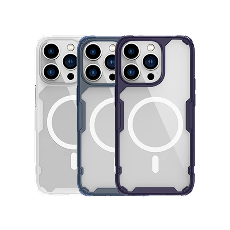 Nillkin Nature TPU Pro Magnetic Case High Quality TPU PC Phone Case  For iPhone 14 Pro 14 Max Anti-Shock Protective Cover