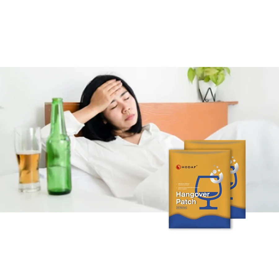 Custom Herbal Transdermal Anti Hangover Vitamin Patch Party Cure Patch