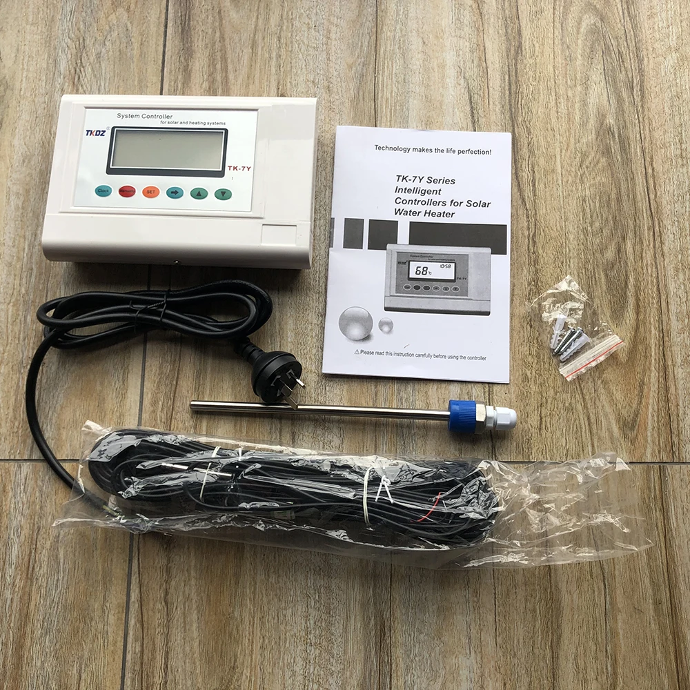Electromagnetic Valve Temperature & Level Sensor Intelligent Solar Controller TK-8A TK-7 for Non Pressure Solar Water Heater