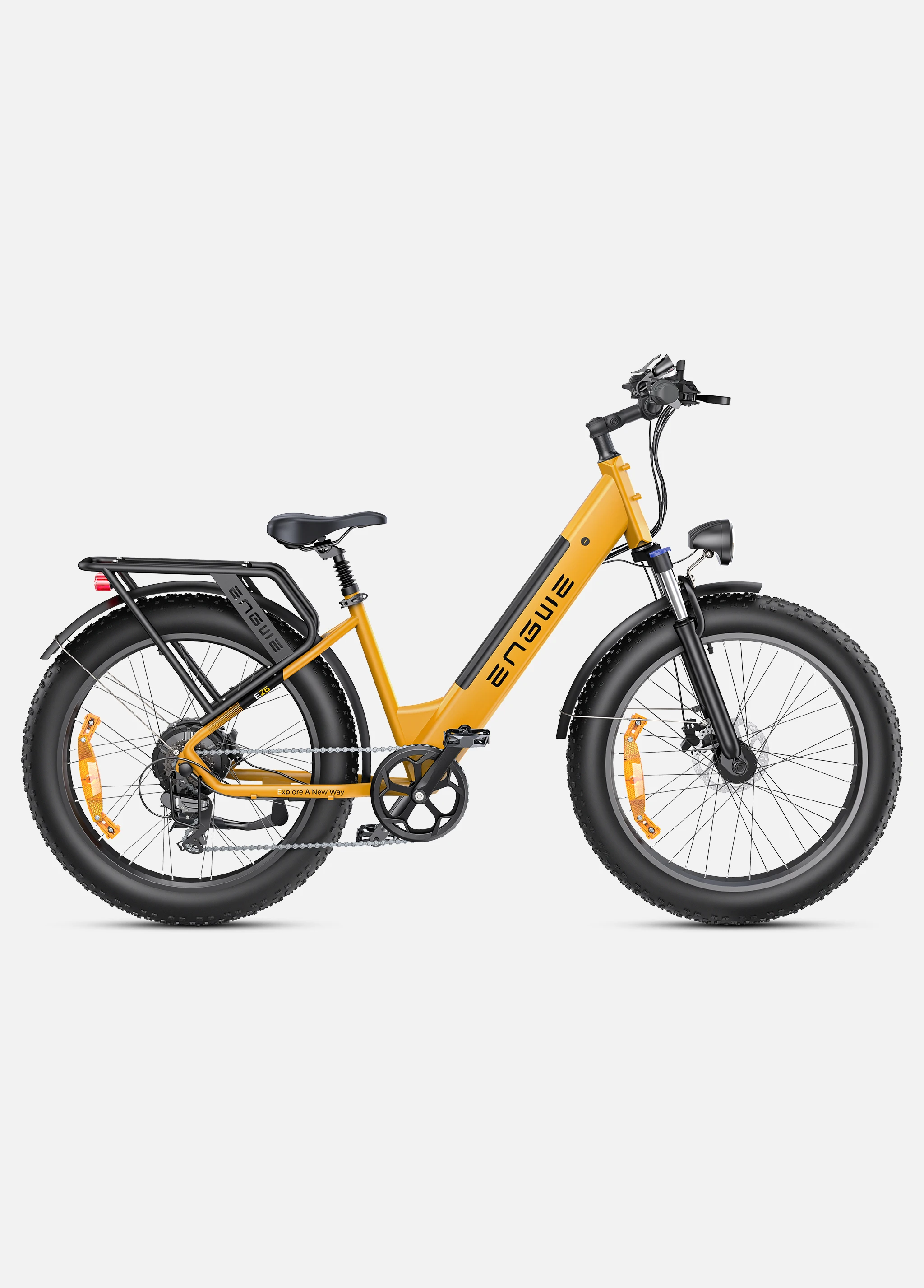 ENGWE Ebike 26*4.0 Inch Fat Tire Off Road Ebike 1000W 48V 16Ah Powerful Mountain rear rack ebike battery Bicycle for commuting