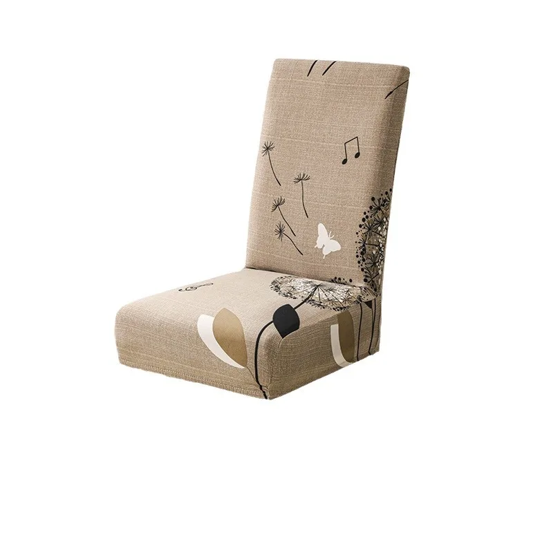 One-Piece Printed Elastic Dining Table Wedding Chair Cover Anti-Fouling Cover for Hotel Restaurant Stool Chair for Home Use