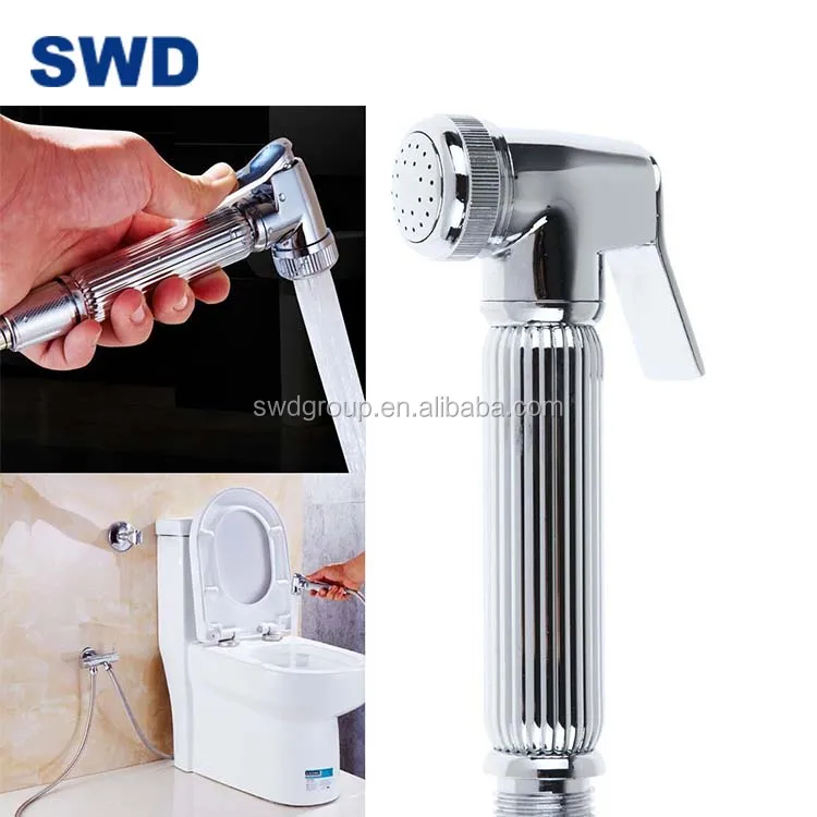 Amazon Bestseller Stainless Steel And ABS Brass Toilet Bidet Sprayer Without T-Valve 304 Shattaf
