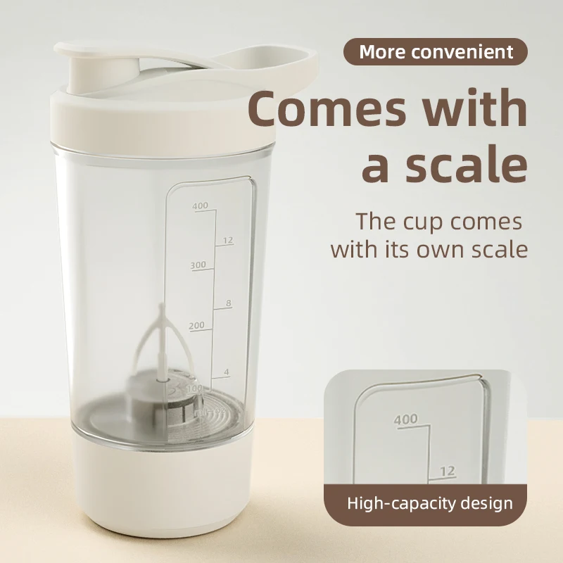 NEW 450ml electric stirring cup Blenders portable rechargeable water bottle self stirring mug for indoor outdoor