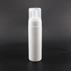 In Stock White 100ml 120ml 150ml 200ml 250ml Plastic Bottle Foamer Pump Bottles with White foaming pump