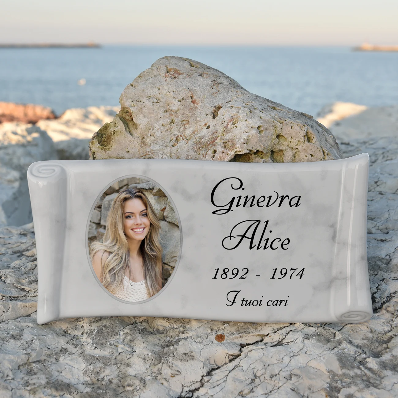 Tombstone Scrolls Classica Light  Wall Scroll for Funeral Accessories BSZ Technical Ceramics made in italy classic decoration