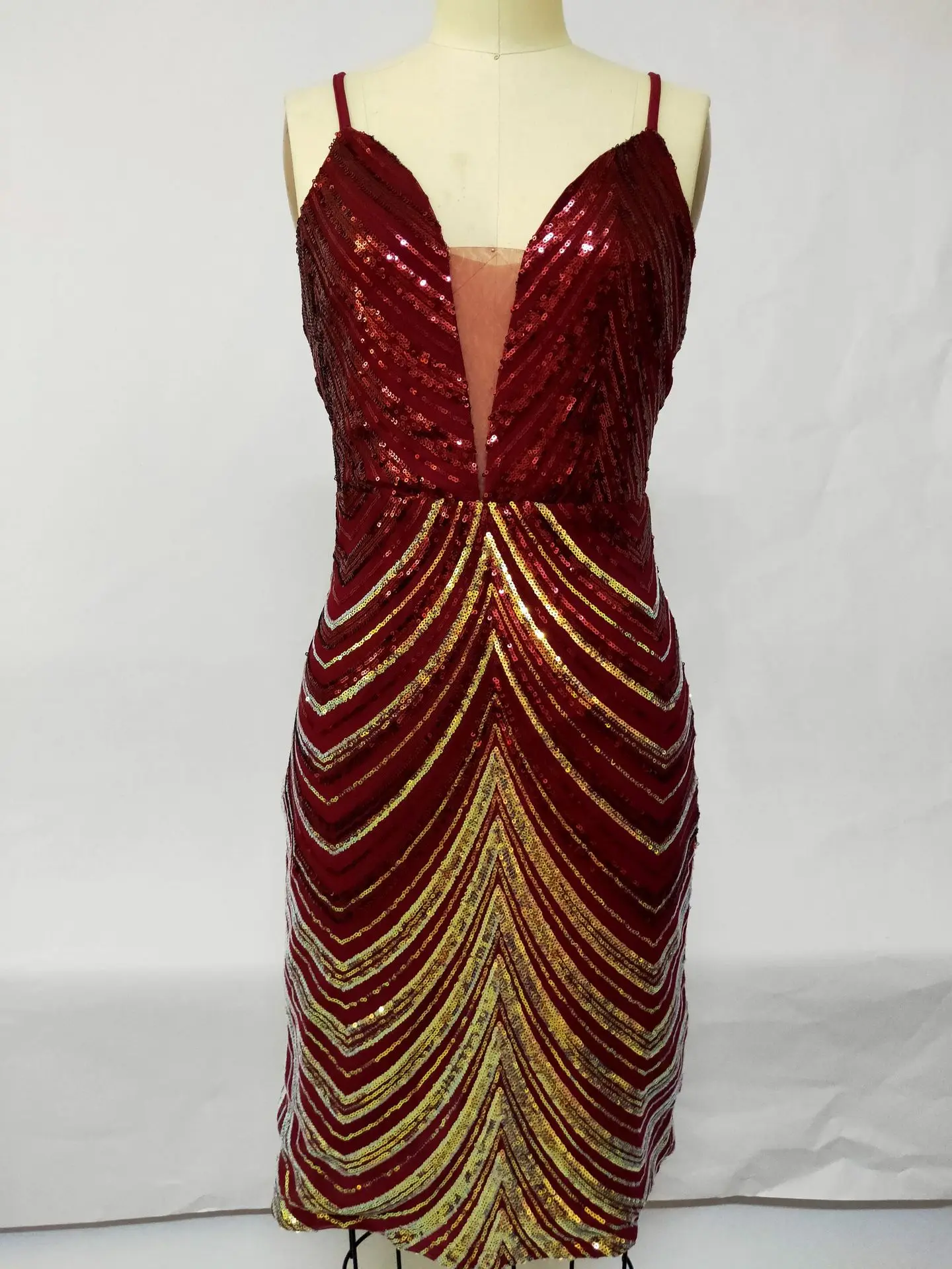 2023 новые элегантные вечерние платья с блестками