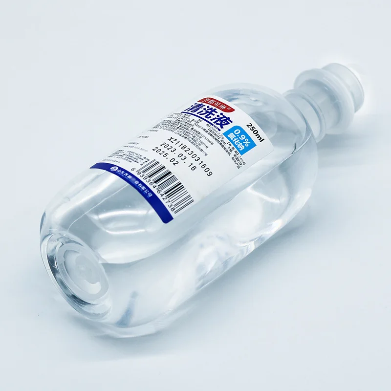 OEM 0.9% Physiological Sodium Saline Salt Solution for Tattoo Local Diluted Salt Water Purification Solution 100/250/500ml