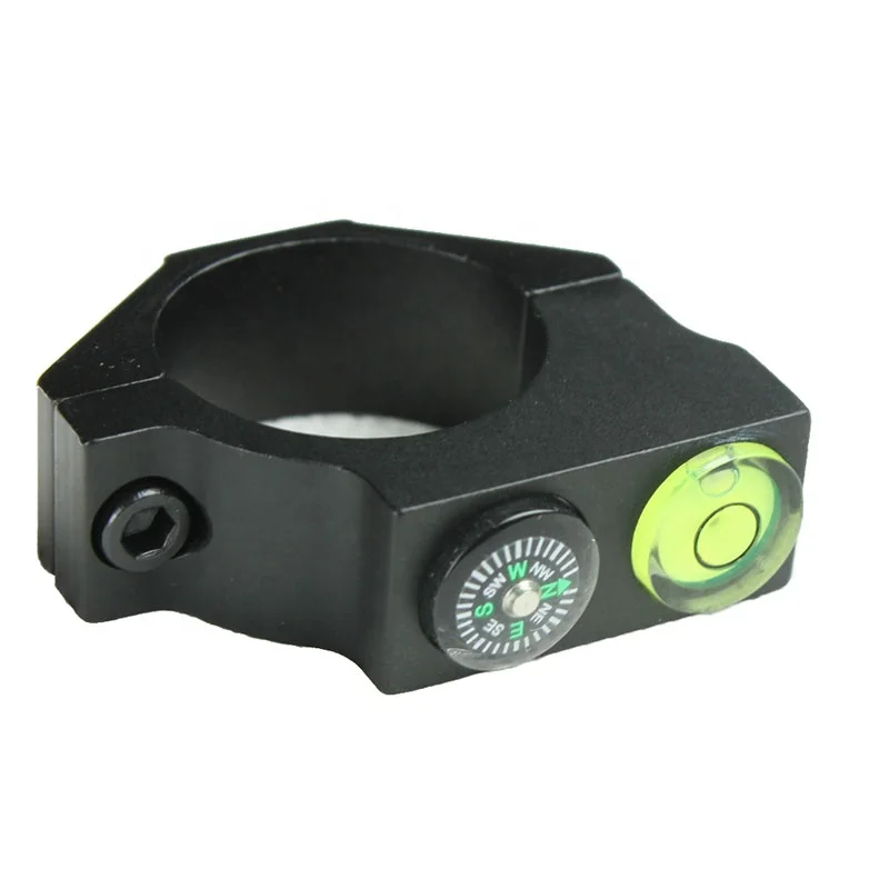 Hunting Scope Mounts Ring Mini Compass Bubble Spirit Level for Rifle Scope Mounts 25.4mm 30mm