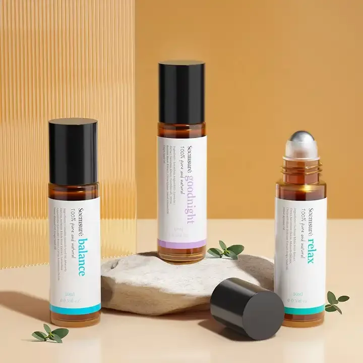 OEM Private Label Aromatherapy Essential Oil Roll Anxiety Stress Relief Comforting Scent for Better Sleep Calming Peace