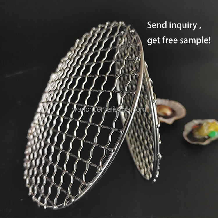 Factory sale Stainless Steel 201 403 304 Barbecue grill net/ bbq grill wire mesh/ bbq net