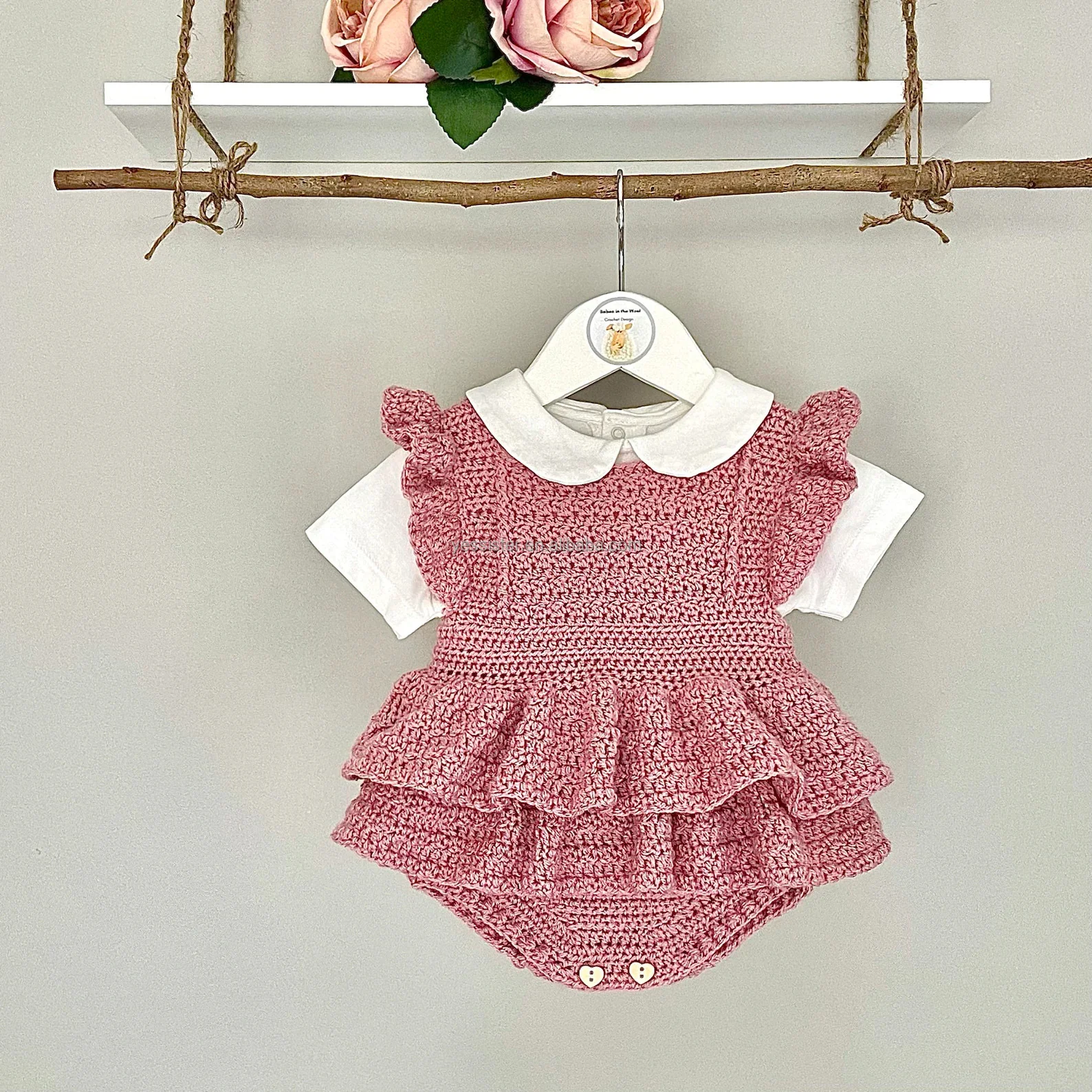Одежда для новорожденных вязаные детские комбинезоны ropa de bebe комбинезон Пижама платье из органического