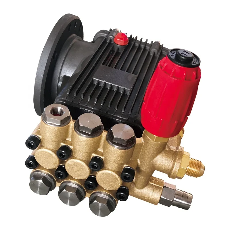 High Quality 18L/Min 100bar Copper car high pressure washer water pump triplex plunger pump water jet pump for Guanzhou Cleaner