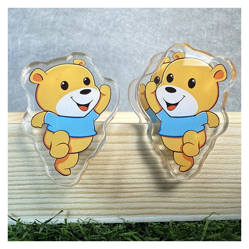 2024 New Quality Anime Character Customization Your Own Anime Design Cute Acrylic Plastic Paper Hair Claw Paper Clip