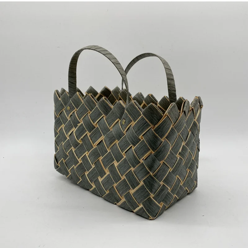 100% Handmade Willow Weaving Factory Sale Cutomizable Size Color Wicker Baskets Storage