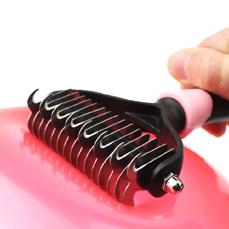 Dog Grooming  Comv Cat Brush Deshedder Brush Dogs Shedding Tool for Long matted Haired Pets