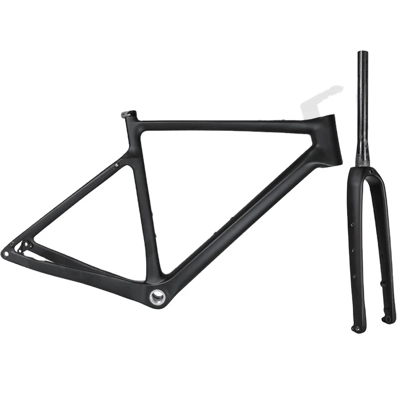 T1000 frameset Gravel Bicycle Frame  carbon road bike 700C  Racing  Disc Brake Fit for Tire 27.5er 2.1 Tire