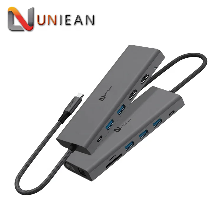 USB4 кард-ридер 14-в-1: Кабель с разъемом типа C USB HDMI USB-C VGA USB Tipo типа C Macbook с адаптером питания для Mac