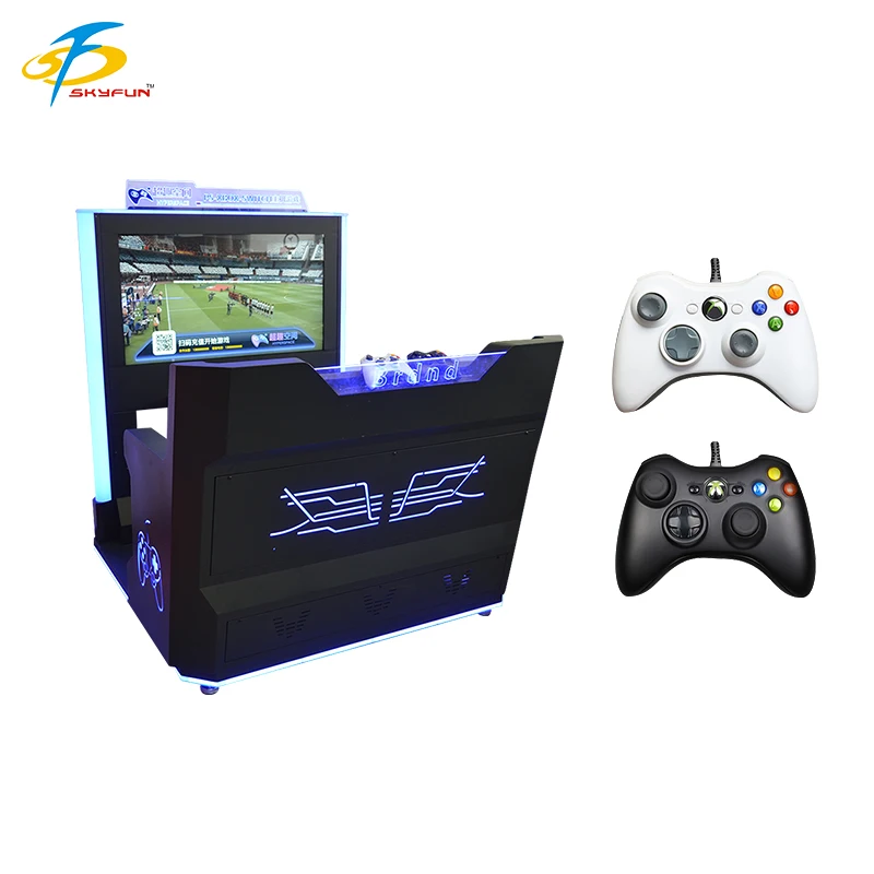 Hot Sales Console PC Game Machine with 2 Players Coin Banknote Operated 60-80 Games for Arcade Hall Game Center