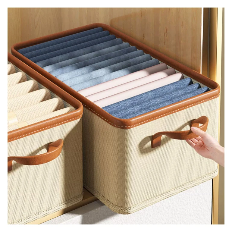 Reasonable price drawer washable wardrobe clothes organizer foldable home closet storage box for clothes