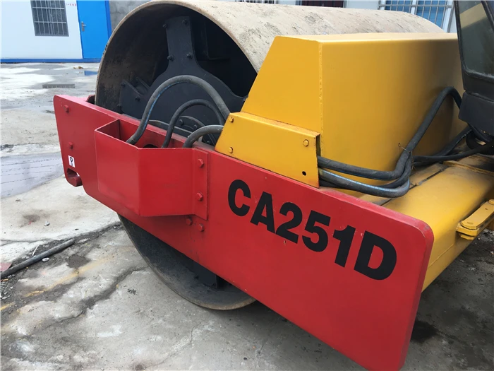 Подержанный Вибрационный дорожный каток dynapac ca251d ca30d ca301d уплотнительная машина для продажи в Китае CA25 CA30D