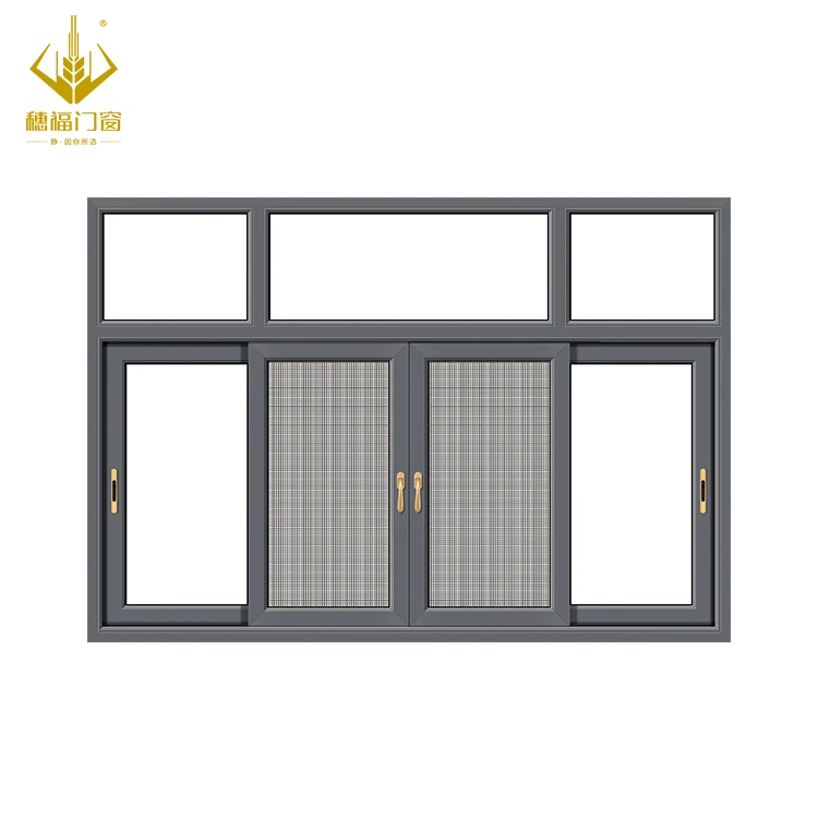 High quality cheap balcony commercial aluminium alloy sliding glass basement windows replacement