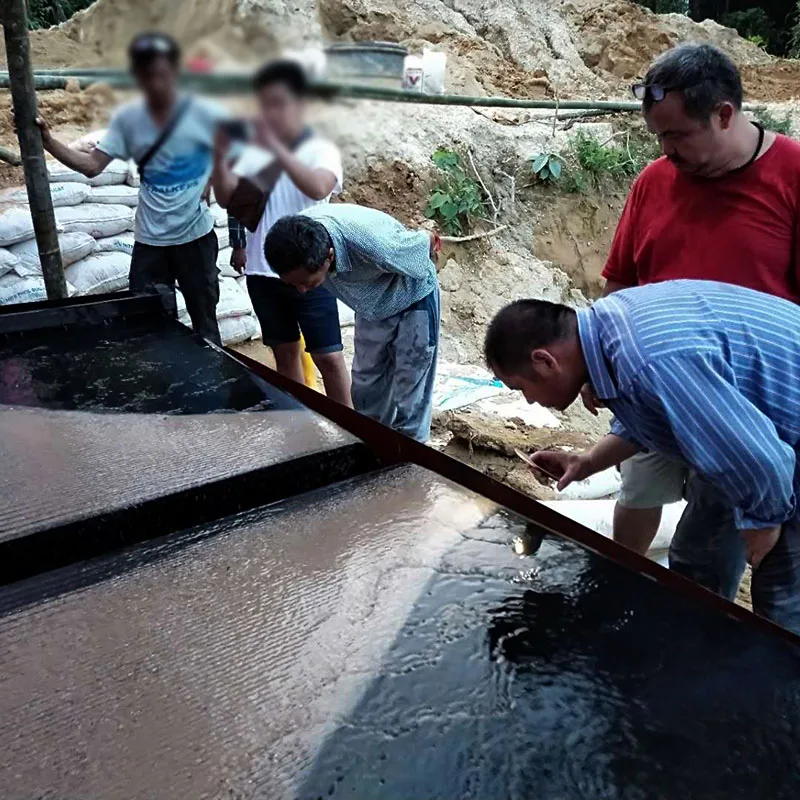 Popular gravity separation mining mineral ore shaking table for oxide chrome ore antimony tin price list