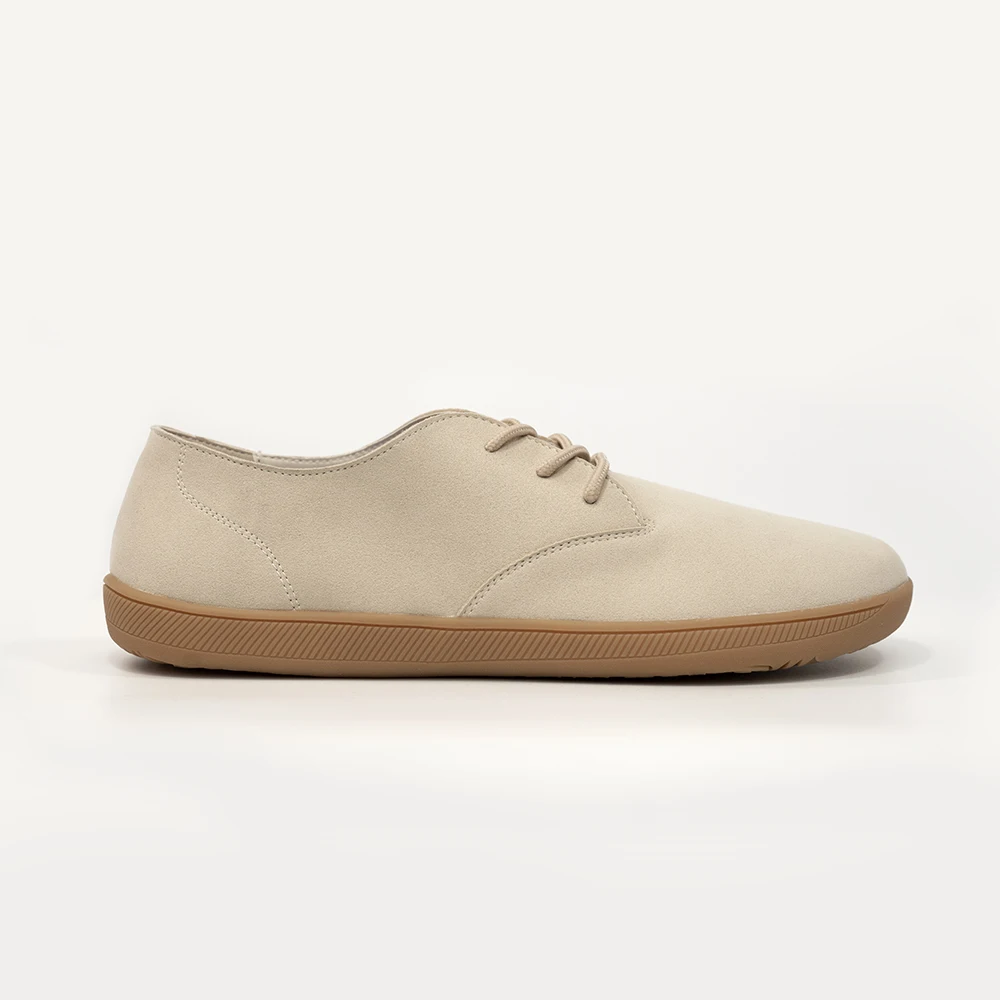Casual Multi Size Fashion Classic Synthetic Leather Suede Lace Up Low Top Flat Casual Shoes Barefoot