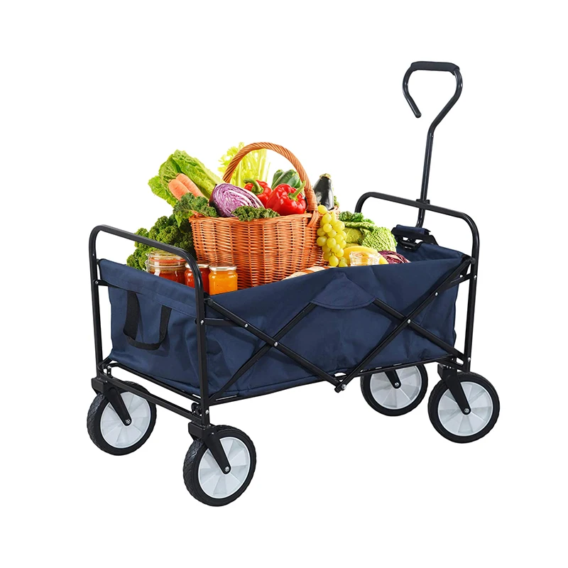 Folding hand beach trolley beach folding wagon