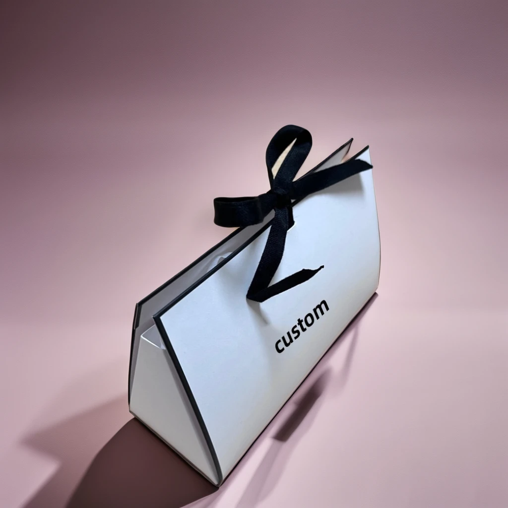 Skincare cream packaging bags new design paper bags luxury gift packing bags for perfume