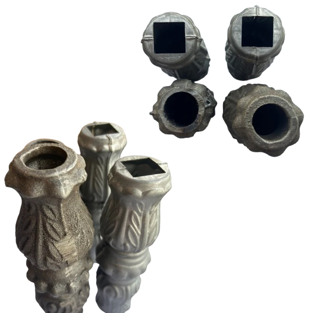 Forged Wrought Iron Studs For Gate Decoration Ornamental Collar Cast Iron Bushing