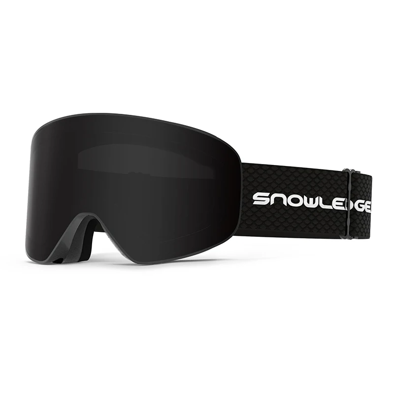 Зимние женские лыжные очки SNOWLEDGE двухслойные UV400 противотуманные маски мужские для сноуборда