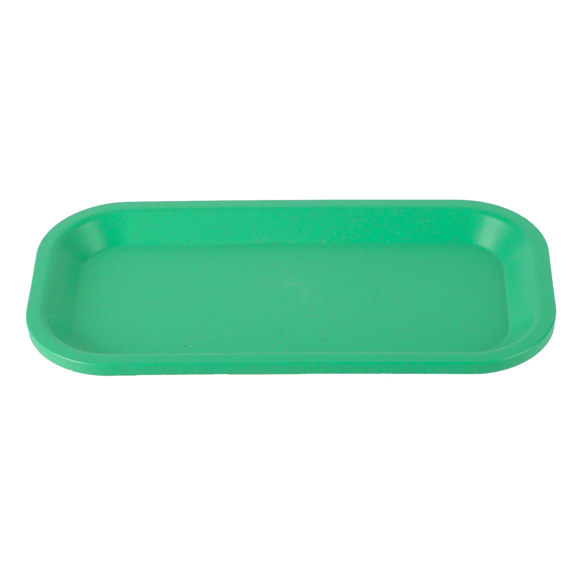 UKETA hot selling rectangle recycled plastic PLA Eco-friendly smoking accessories custom tray BIO biodegradable  rolling tray