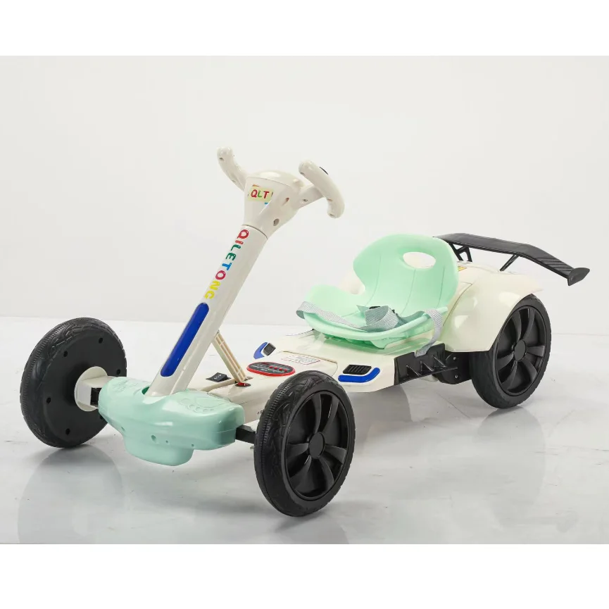 New Product 2024 Kids Go Kart Drift Cart Carting Car Electric Crazy Cart Drifting Rezor Kids Car Toys Ride-ons Ride-on Car