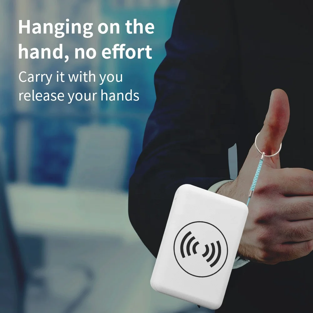 newest wireless OEM slim wireless power bank 5000 mah portable mobile charger