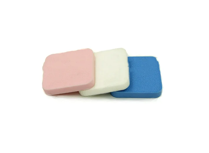 Hot Selling Multi-Color Square Makeup Puff Wholesale Non-Latex Sponge Wet And Dry Powder Puff