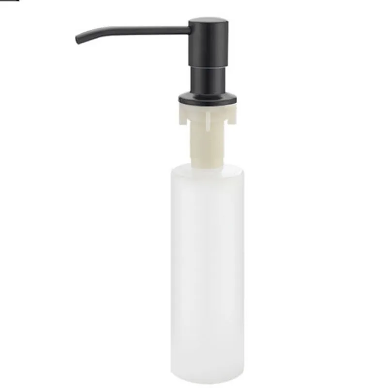 300ml Stainless Steel Kitchen Sink Liquid Soap Dispenser 304/Abs Plastic Hand Sanitizer Household Kitchen Soap Dispenser