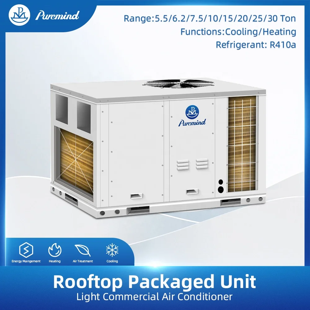 Gree Factories In China Product Air Conditioner Manufacturer 5 10 20 Ton Package Unit ON / OFF Rooftop Air Conditioner