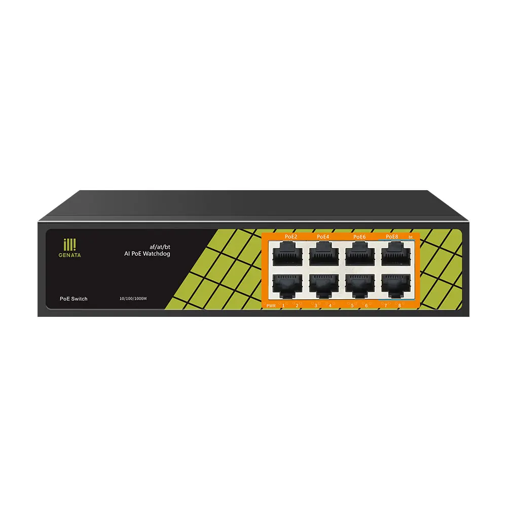 8 Port Gigabit Managed PoE network switch