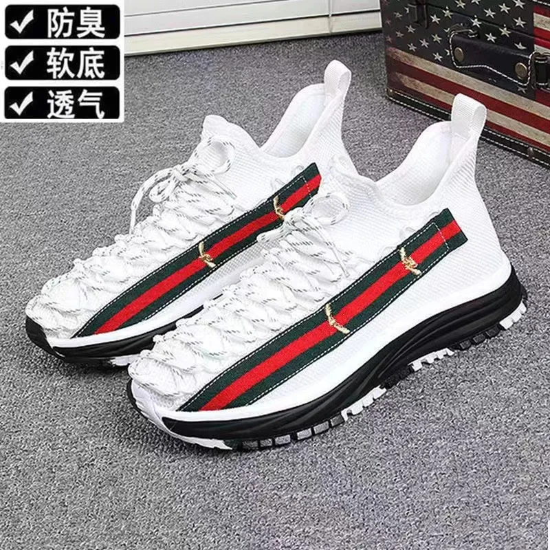 Wholesale Best Selling Men High Quality Breathable Skateboard Shoes Stock Cheap Price Fashion fly knit Skateboard Shoes