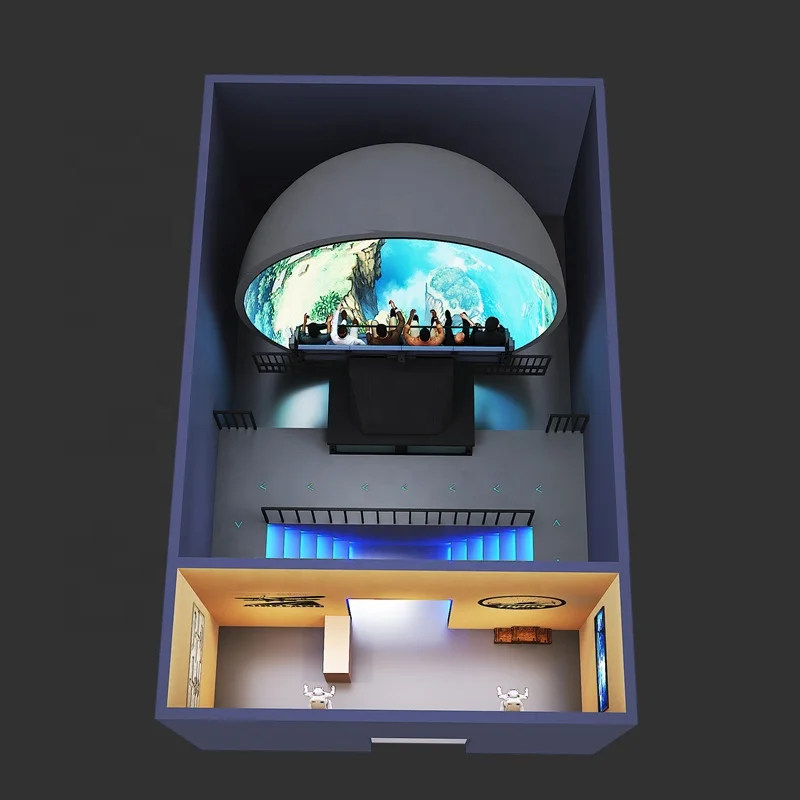 New Technology 7D Cinema Simulator Metaverse Amusement Park 5D 7D 9D VR Cinema Chair Flying Simulator