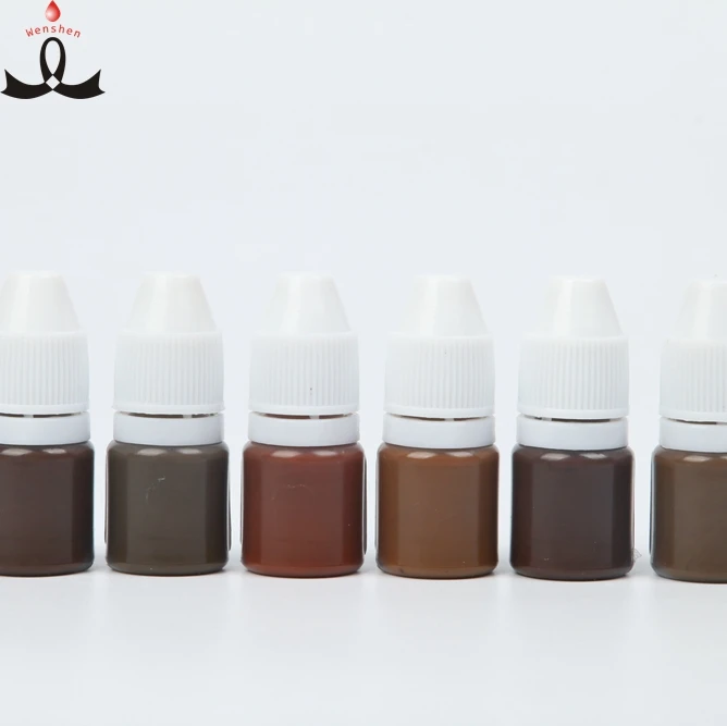 Lushcolor 4ML Free Sample Semi Cream Pigments Microblading Microshading Tattoo Ink Kit With Wholesale Price