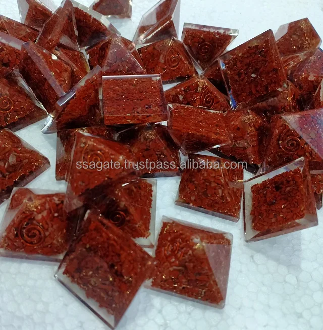 Red Jasper  Orgone Baby Pyramid  Wholesale Orgone Baby Pyramid Gemstone Orgone Baby Pyramid  Buy Online From S S AGATE